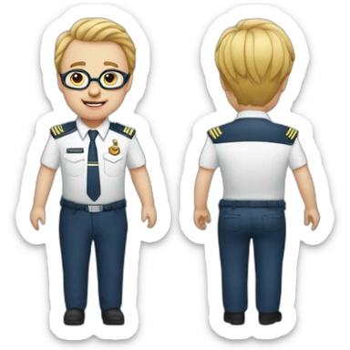 Down’s syndrome airplane pilot sticker