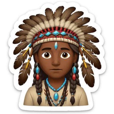 native american sticker
