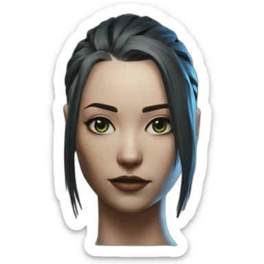 Female V from Cyberpunk 2077 sticker