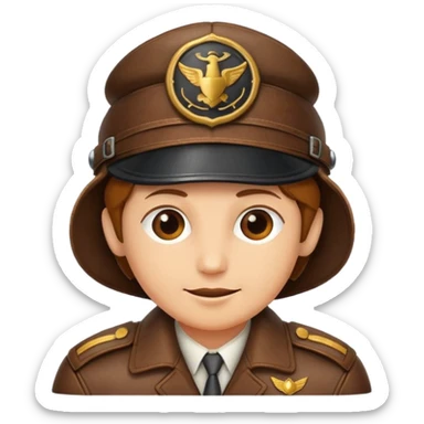 pilot hat sticker