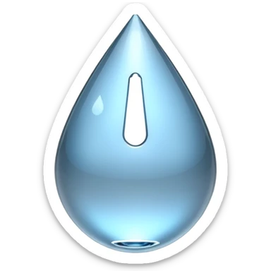 water Drop robot sticker