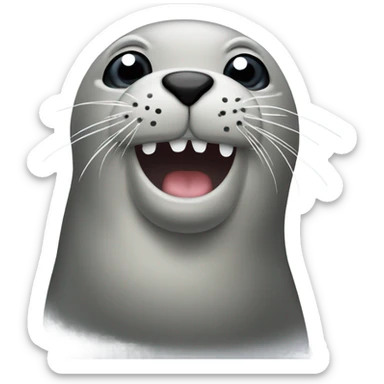 Seal saying really sticker
