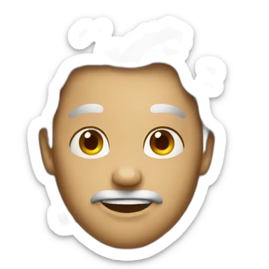 Emoji bizarre sticker