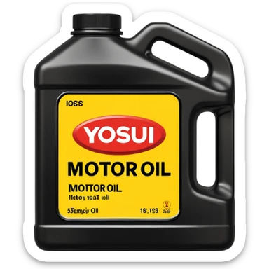 yosu motor oil sticker