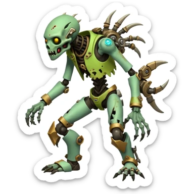 Zombie vernid-protogen-primagen-fusion-hybrid, full body sticker