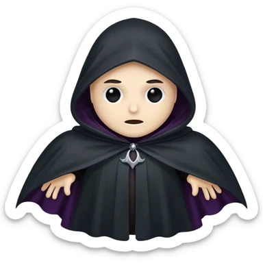 Shadowy Phantom with Cloak sticker