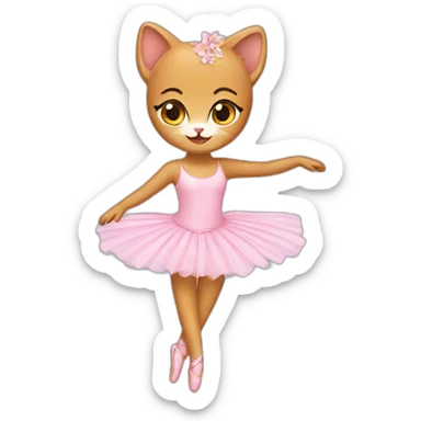 cat_ballerina sticker
