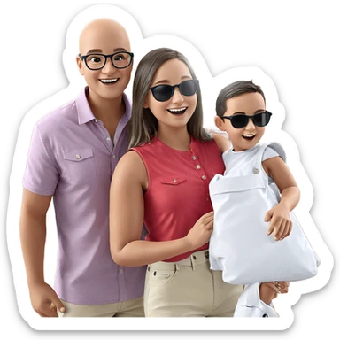 happy group of friends sticker