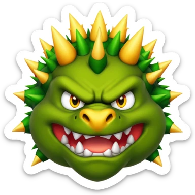 Bowser from the Super Mario Bros. Movie sticker