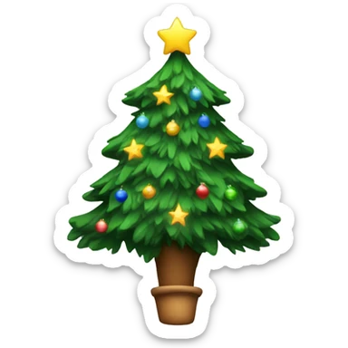 Christmastree sticker