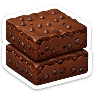 Triple Chocolate Brownie sticker