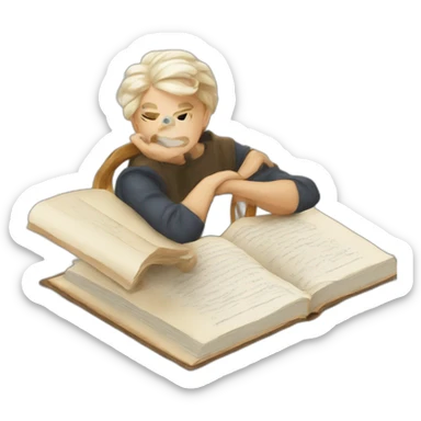 Page livre qui se tourne  sticker