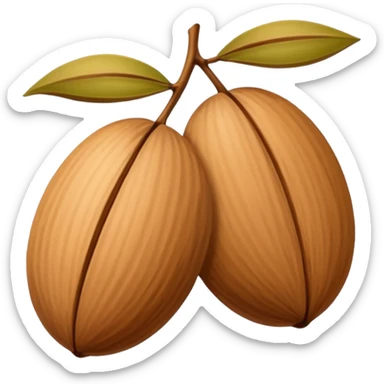 Almond sticker
