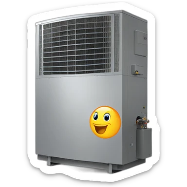 action heating and cooling hvac logo hd sticker