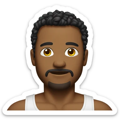 swane johnson in tanktop sticker