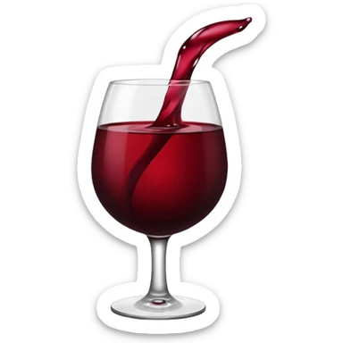 dark wine sticker