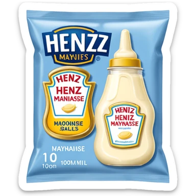 Heinz Mayonnaise Sachets 10ml sticker