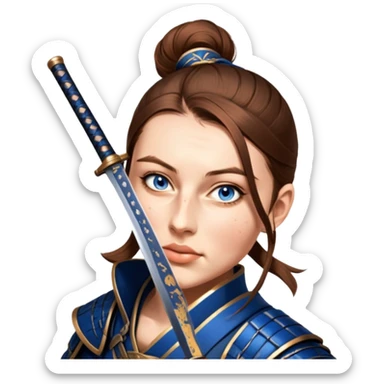 Vigilant Samurai sticker