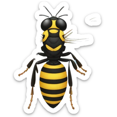 wasp 128px sticker