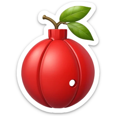i want to create an emoji of grenade fruit sticker