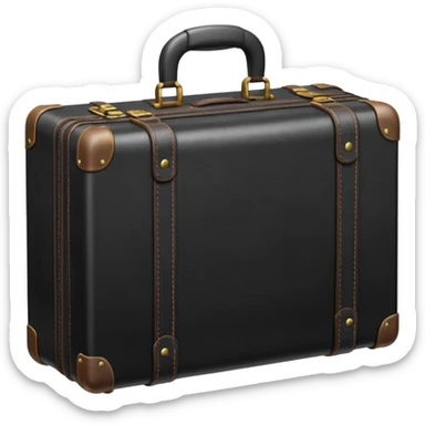 black Suitcase sticker