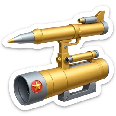 bazooka with missile sticker