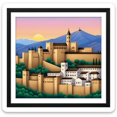 granada, españa sticker