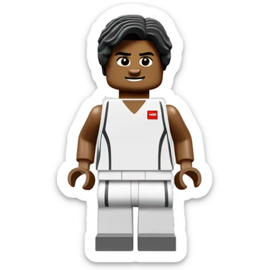 roger federer lego full body sticker