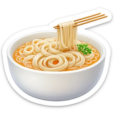 a pack of rice noodles sticker