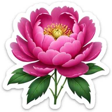 show me a preppy flower sticker