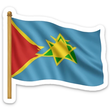 Amhara region flag sticker