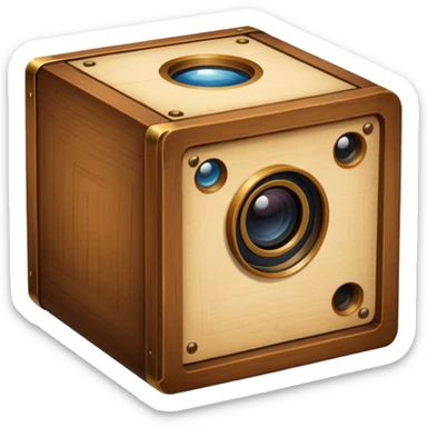 camera obscura sticker