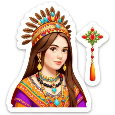 Vibrant Ceremonialist sticker