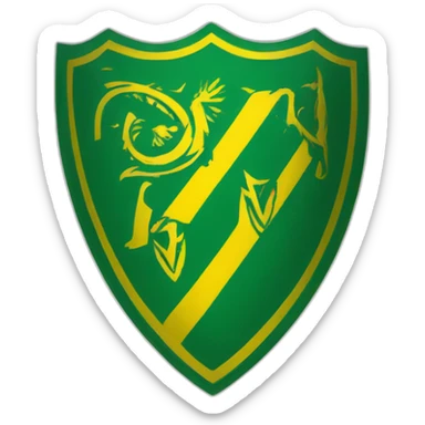 Fc nantes football club logo sticker