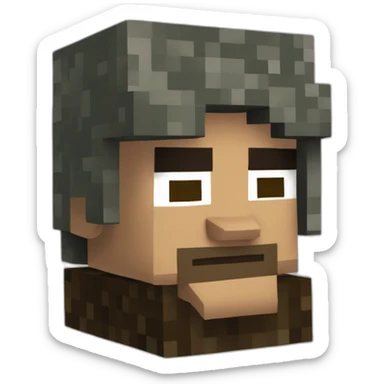 Villageois minecraft sticker