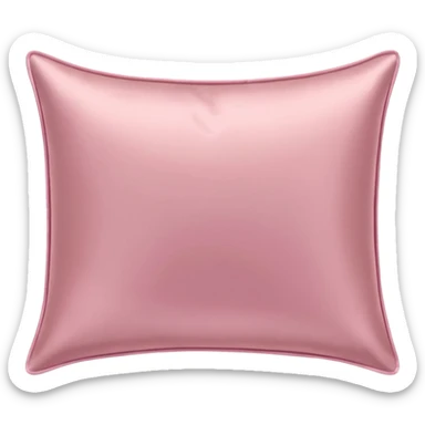 Light pink satin pillow  sticker