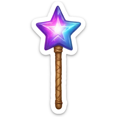 magical wand sticker