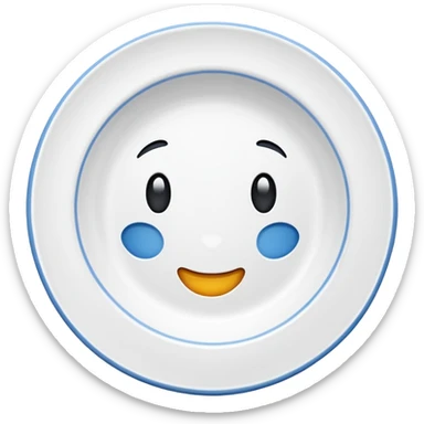 Plat à frangins sans rien à l’intérieur sticker