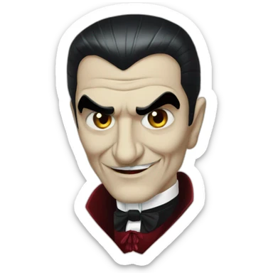 Bela Lugosi as dracula sticker