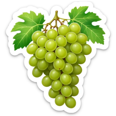 grapes cluster natural sugar energy sticker