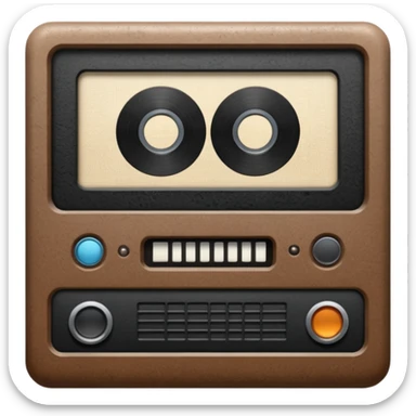 mac os icon physical film 60s recording sticker