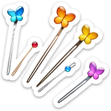 Skims hairpins sticker