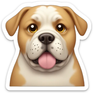 Morbidly Obese dog sticker