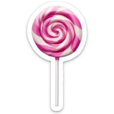 Lollipop rosa sticker