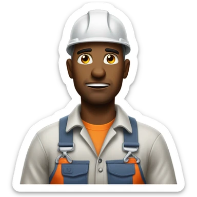 Home Depot person annoyed sticker