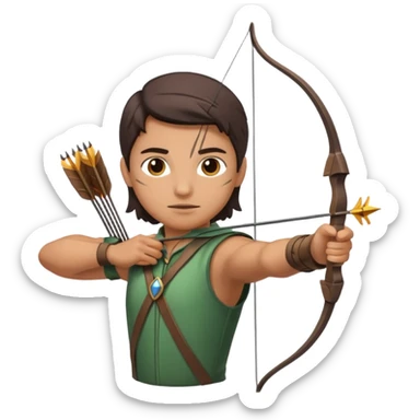 archer bow sticker