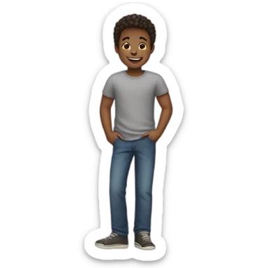 Boy thanks everyone for birthday wishes sticker