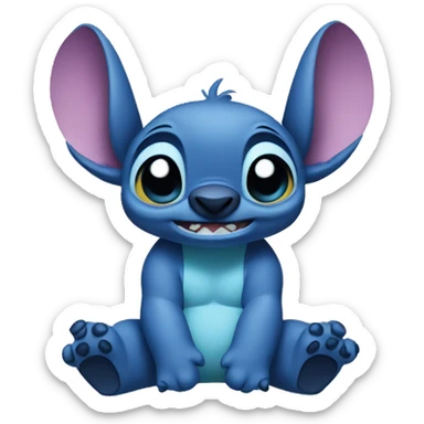 Stitch sticker