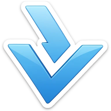 It's a bright blue jagged starburst (or sunburst/jagged circle) background with a bold white checkmark centered inside. This design has remained consistent for X Premium subscribers sticker