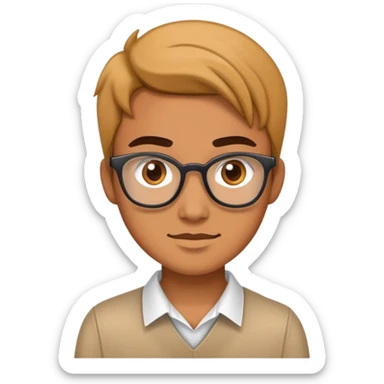 a young digital marketing tutor  sticker